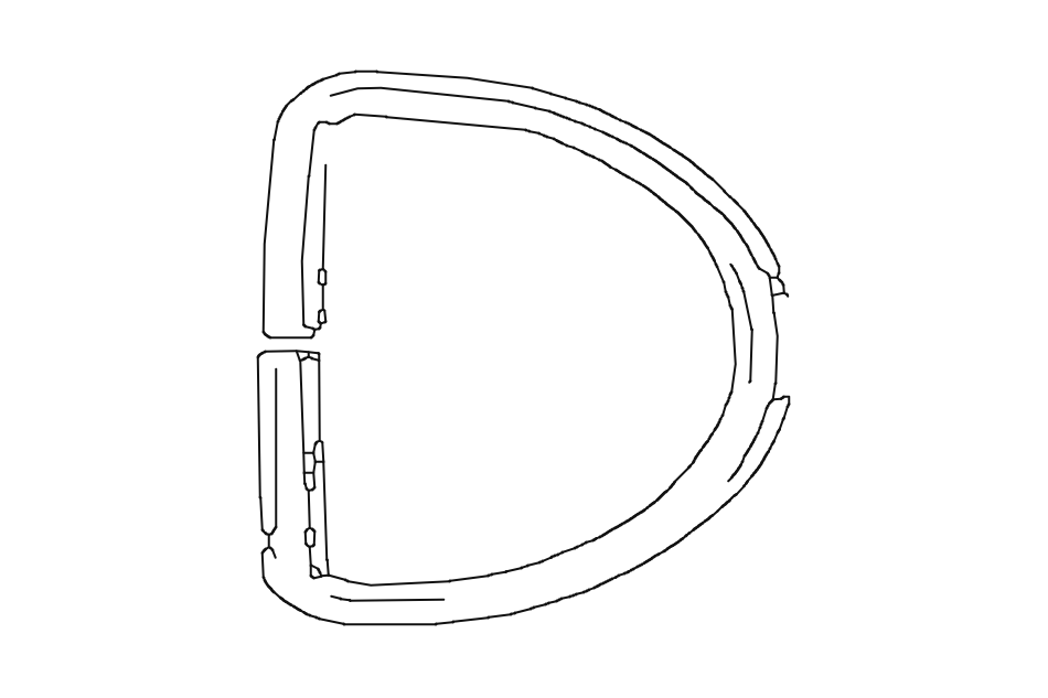 Brass ‘D’ Ring