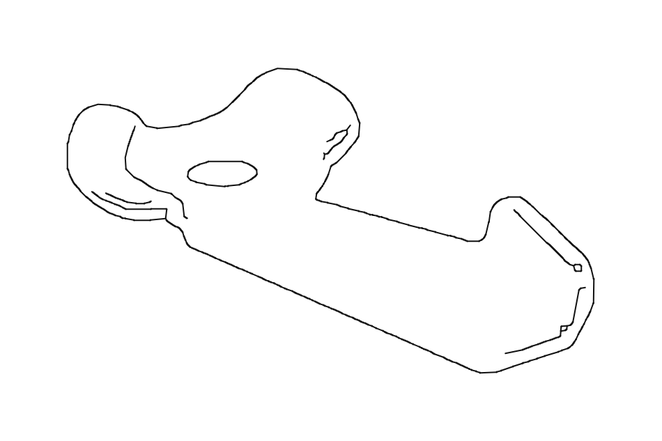 Ceiling bracket for 1400