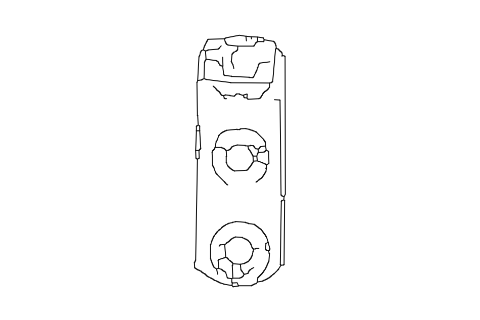 Ceiling Bracket with Safe Track device- 5001 Curtain Track