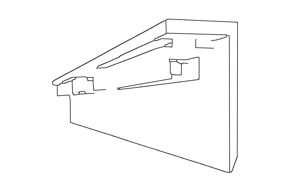 Joiner Bridge 30 cm for 5001 Cubicle Track