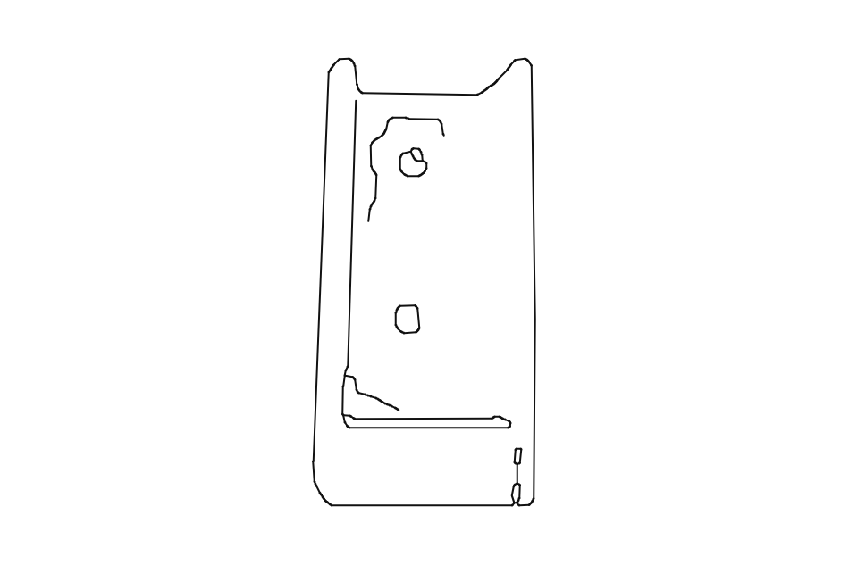 Wall endcap with Safe Track device – 5001 Curtain