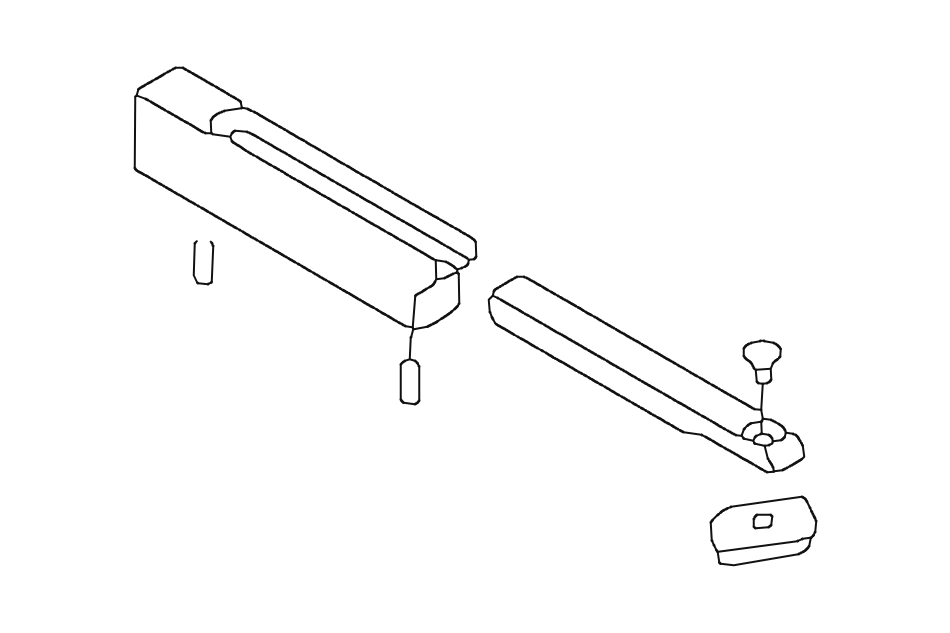 Extendable wall bracket 90-130mm