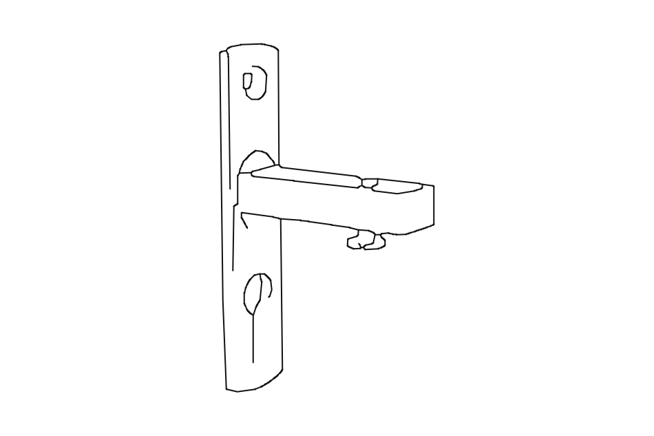 Side Bracket for Cubicle Curtain Track
