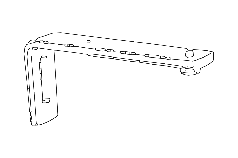9 cm Wall L Bracket 40 x 87