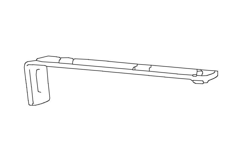 Bracket 19 cm Wall L – White