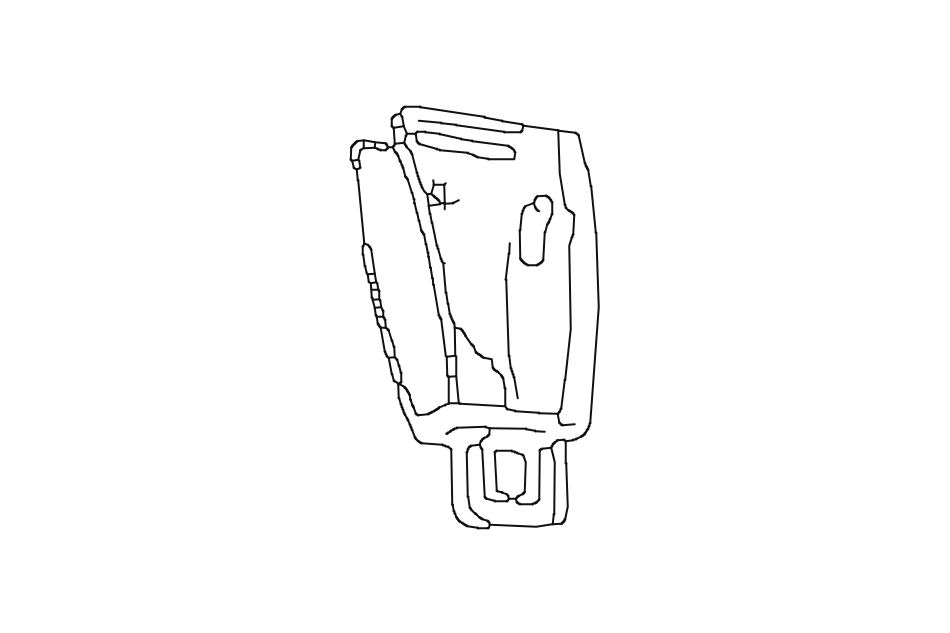 2005 Circal – Side bracket Transparent