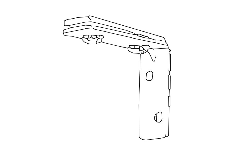 Metal L Side Bracket