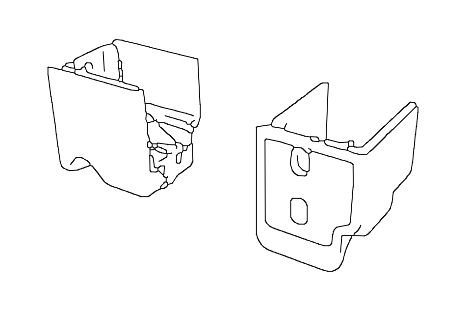 Wall to Wall Support (Recess bracket)