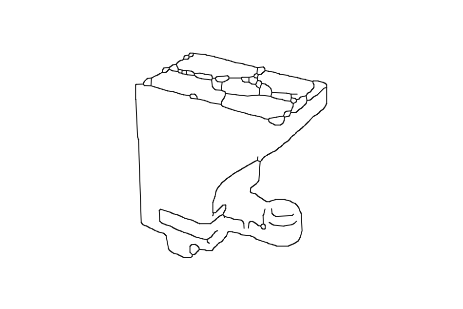 3cm Lever Lock Wall Bracket