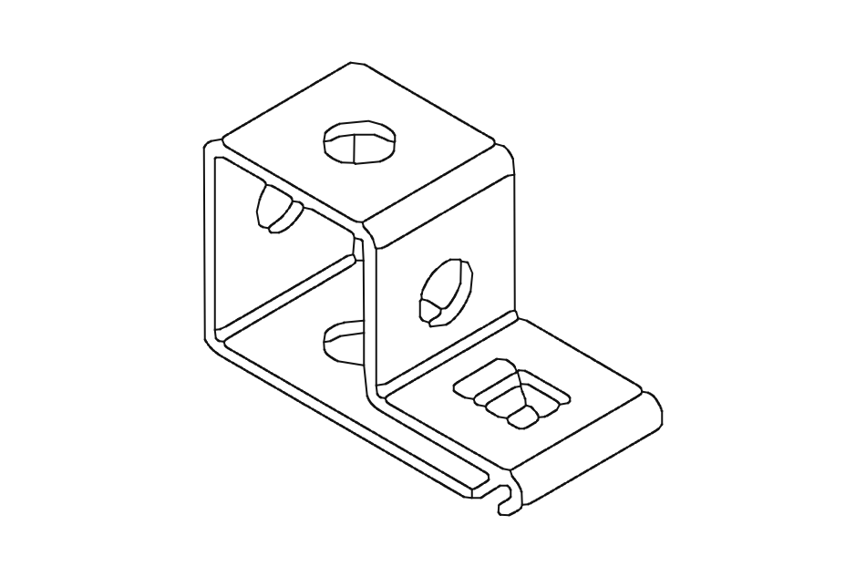 Universal Bracket for Double T Rail