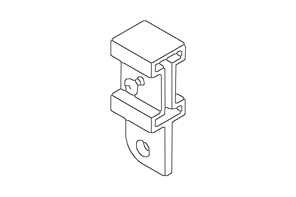 End Cap for Double T Rail