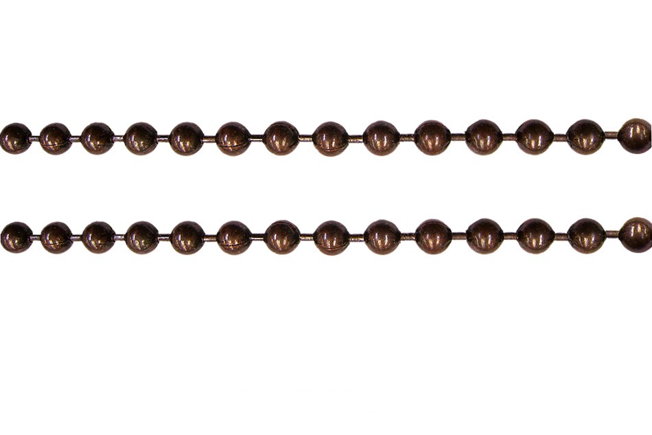 Ball Chain metal 4.5/6mm – Antique Brass