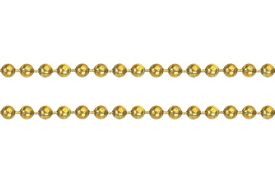 Ball Chain metal 4.5/6mm - Brass