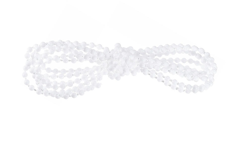 Continuous White Plastic Chain + 2 Connectors + Joiner – Various Sizes