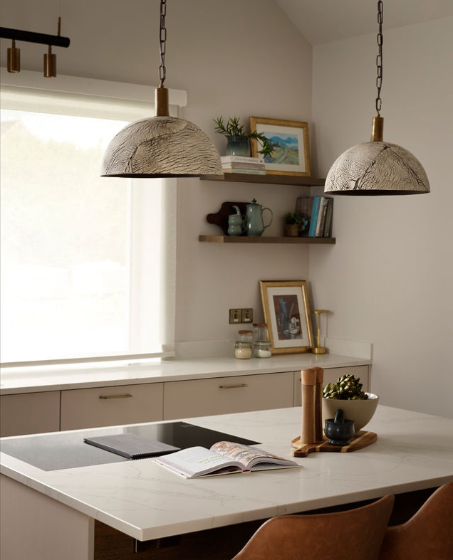 Kitchen window with soft filtered light, Wexford private residence