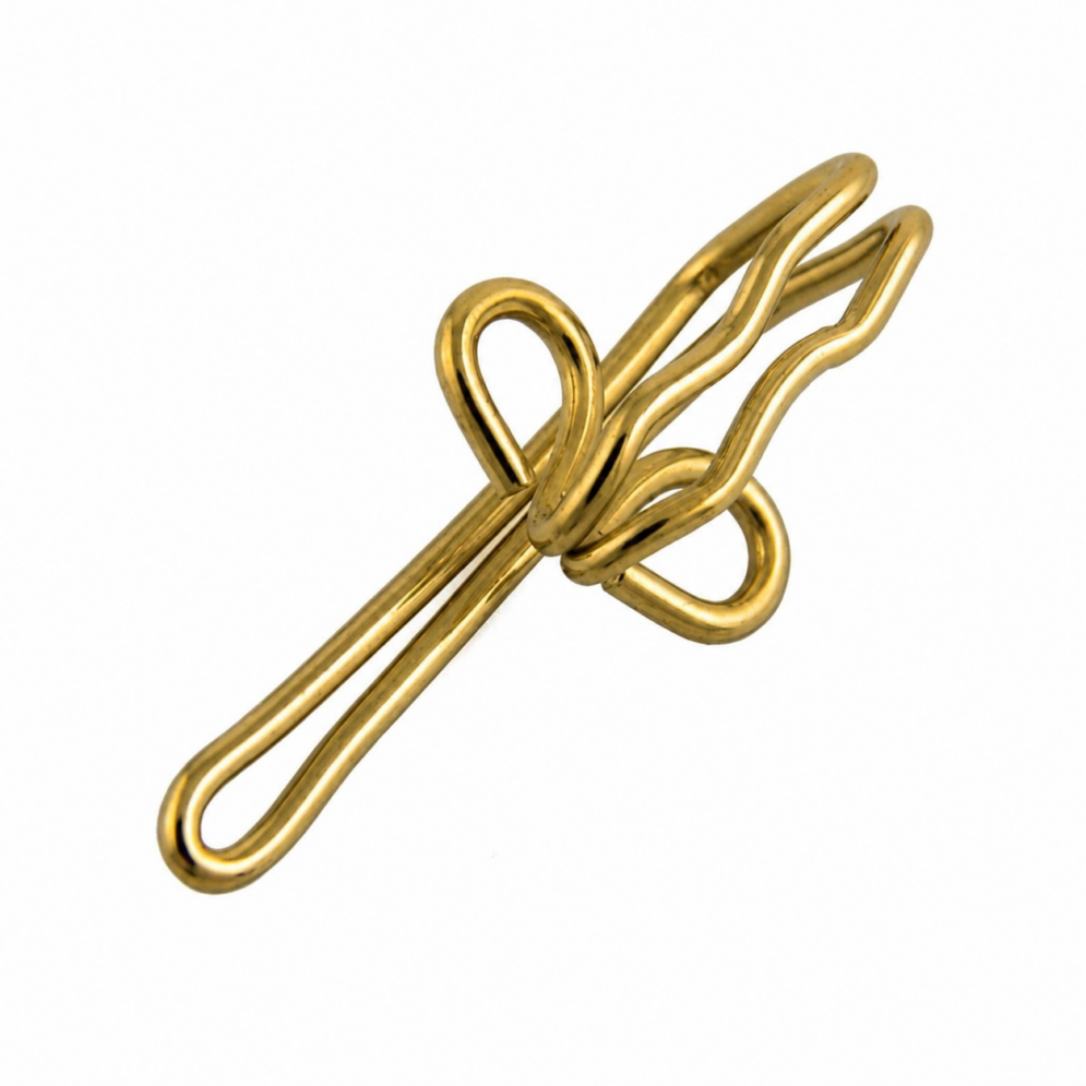 Brass Curtain Hooks