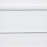 Berlin Heavy Duty roller blind with white bracket covers