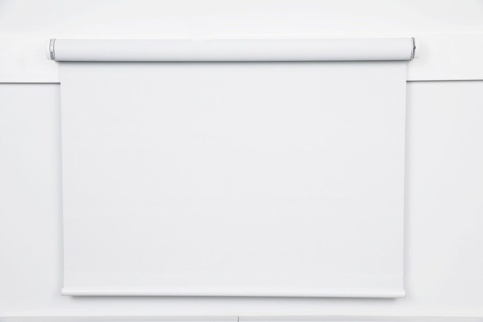 Dublin roller blind, white, chain operated