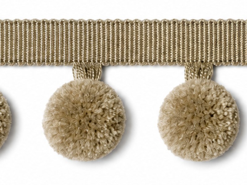 PomPom trimming Taupe